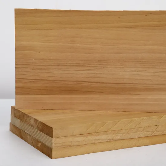 Carbonized Solid Wood Poplar Wood Board for Home Improvement Building Materials 
