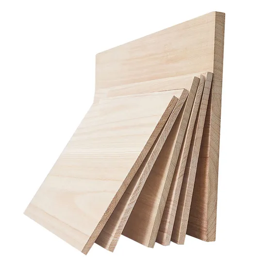 Best Price Buy Edge Glued Panels Bleached Paulownia Wood Panels 