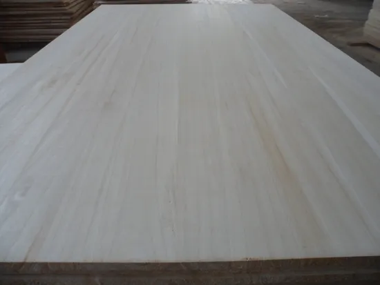 Paulownia Wood Edge Glued Panels for Furniture Production on Sale 