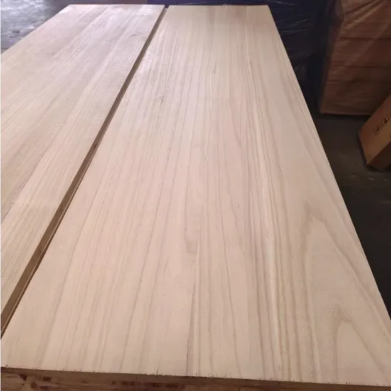 Best Price High Quality Solid Paulownia Wood Board for Wooden Craft/ Wall Panel 