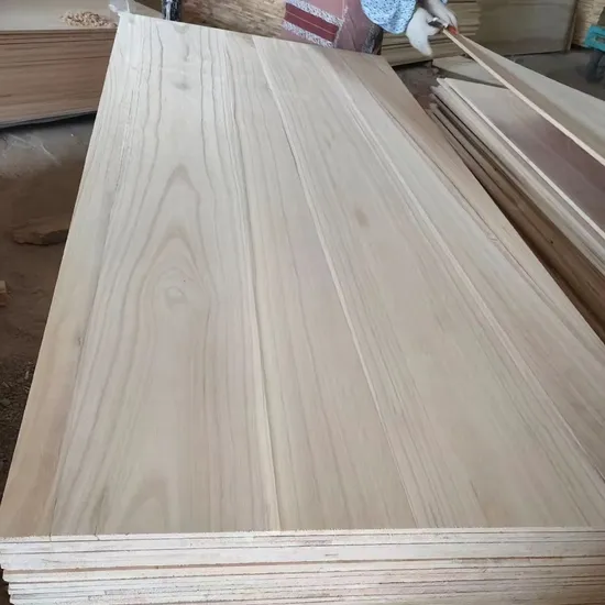 Bleached/Carbonized Paulownia Soild Wood Board Edge Glued Panels 
