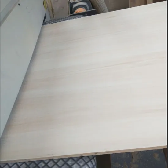 Manufacturers Wholesale 18mm Paulownia Plank Decoration Furniture Edge Glued Wood Panels 