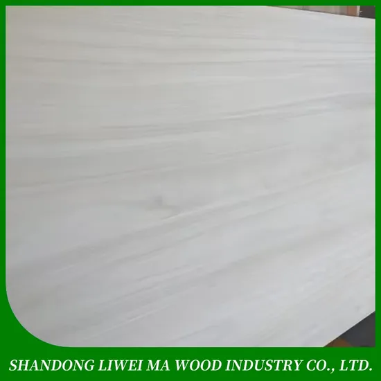 Hot Sale Bleached Paulownia Soild Wood Edge Glued Panels 