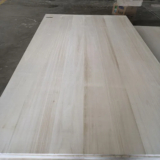 18mm AA Grade Paulownia Edge Glued Wood Panel 