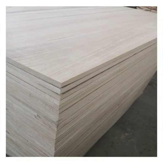 Hot Sale Bleached Paulownia Solid Wood Planks 4X8 Lumber Board Prices 