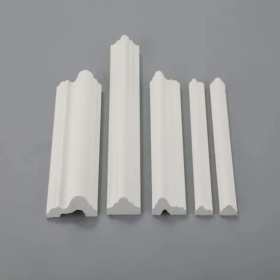 Customized White Primed Pine Home Use Solid Hard PS Skirting Board 